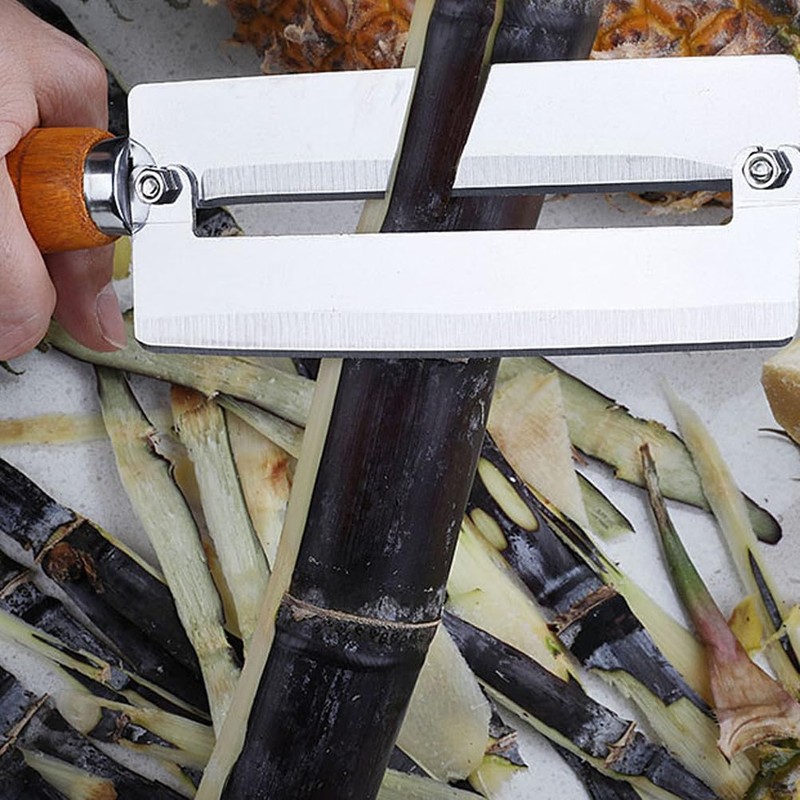 BESTonZON Fruit Peeler Tool Tool Cane Sugar Peeler Knife Cutter
