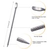 Milk Jug with Thermometer,600Ml Stainless Steel Milk Frothing Pitcher and