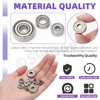 Swpeet 120Pcs 6 Sizes 693ZZ, 623ZZ, 624ZZ, 685ZZ, 687ZZ,627ZZ Ball