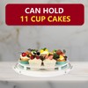 2 Pack Pie Carrier with Lids and Handles, Loadable Cupcake