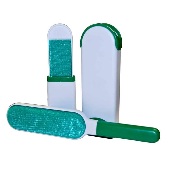 Crufts Deluxe Pet Hair Remover with Travel Brush in Clam