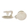 2pcs Taper Candle Holders Simple Antique Finish Iron Candle Holder