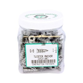 Twister Drywall Anchor - Jug of 100