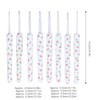 8pcs Crochet Hooks Ergonomic Design Comfortable Handle Easy Identification Compact