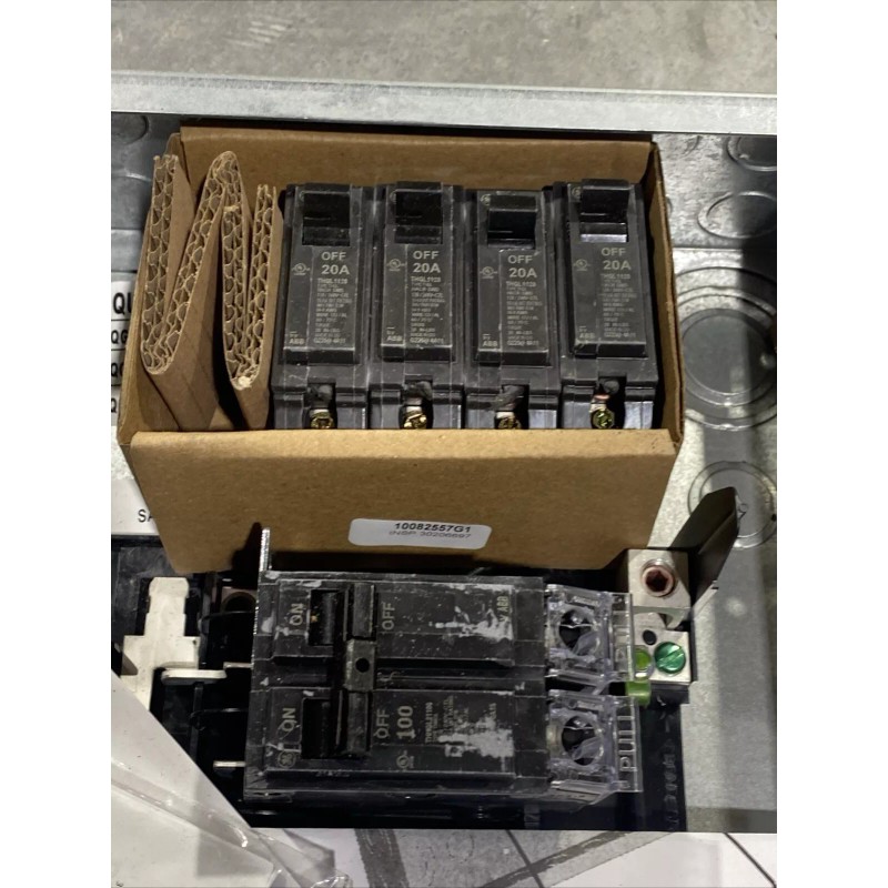 GE PowerMark Gold Load Center 100AMP Main Breaker w/ 4-20AMP