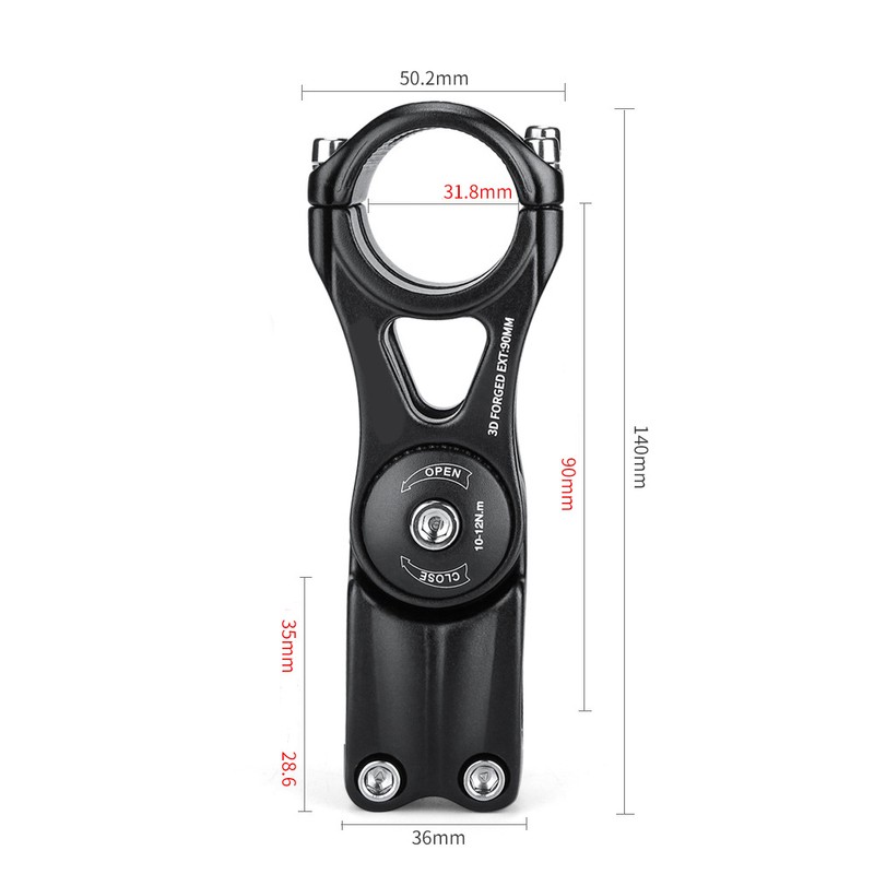 Stem Handlebar Stem Bike Fork Stem Adjustable ± 85° Handlebar