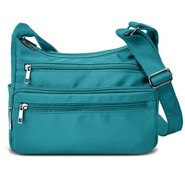Cross Body Bag Women Lightweight Purses for Women Crossbody Water Resistant Multi Pockets Anti Theft Shoulder Bag