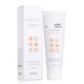 Majarin 로제 마자린 콜라겐 선블럭 100ml SPF50+/PA+++ Rosé Majarin Collagen Sun Block 100ml SPF50+/PA+++