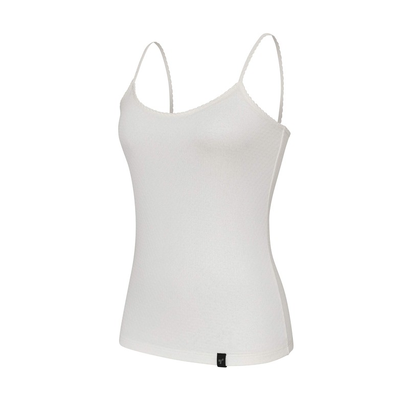 Terramar Women's Thermasilk Pointelle Camisole, Natural, Small