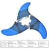 Fiberglass FCS2 Stylish Convenient Blue Surfboard Tail Fin Flexible Stable