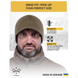 2SBR 2SABERS Fleece Winter Beanie with Visor - Men Women - Earflap Brim Skull Watch Cap Hat Olive Green