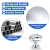 NIZADO 5 Pack Polished Chrome Kitchen Cabinet Knobs, 1-3/16 Inch(29.5mm)