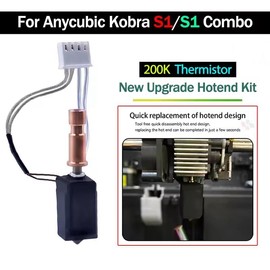 YUYUEMI Kobra S1 Hotend for Anycubic Kobra S1/S1 Combo Hot End Kit 24V 48W High-Speed Extruder Print Head Upgrade Kobra S1 Hotend Kit