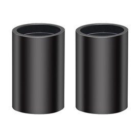 AC-MTORC 2 Inch Rise Handlebar Risers Extension for Harley 1-1/2 Inch or 1-1/4 Inch Handlebars Motorcycle Spacers (Black)