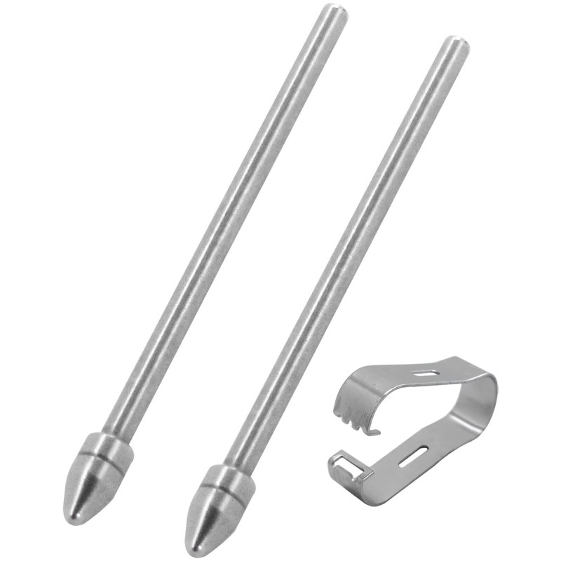 HaeKap 2 Pack Fine Replacement Pencil Nibs-Titanium Alloy Ballpoint Tips
