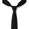Musinsa Standard Silk Narrow Solid Tie [Black]