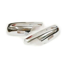 AONED 1 Pair Chrome Side Mirror Half Bottom Cover for 07-13 Silverado Suburban Tahoe Sierra Yukon