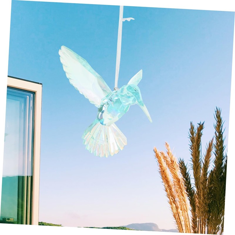 CIYODO Pack of 3 Hummingbird Figures for Hanging Made of