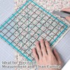 5 Square Quilting Rulers, Acrylic Quilting Templates (12.5", 10", 8",
