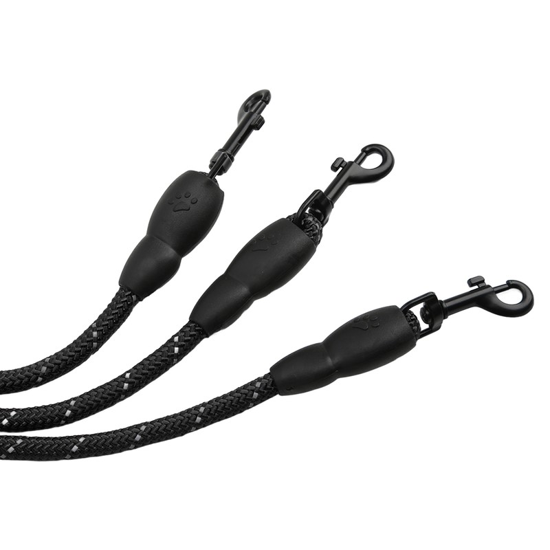 Dog Leash 360° Rotation Reflective Dog Walking Leash with Foam