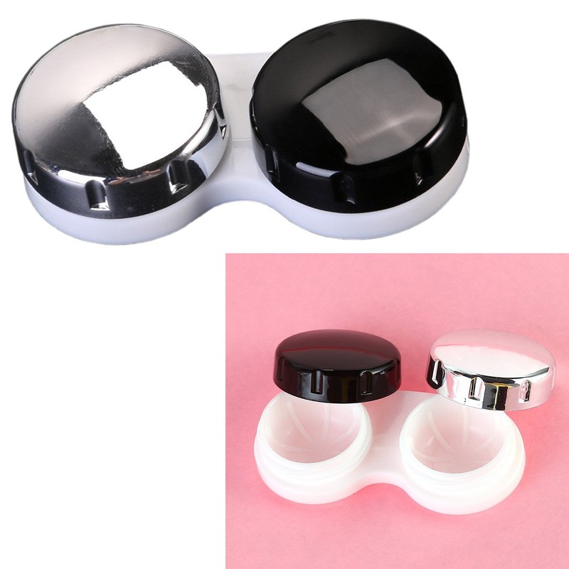 OFKPO Mini Lens Case Contact Lens Box Portable for Outdoor