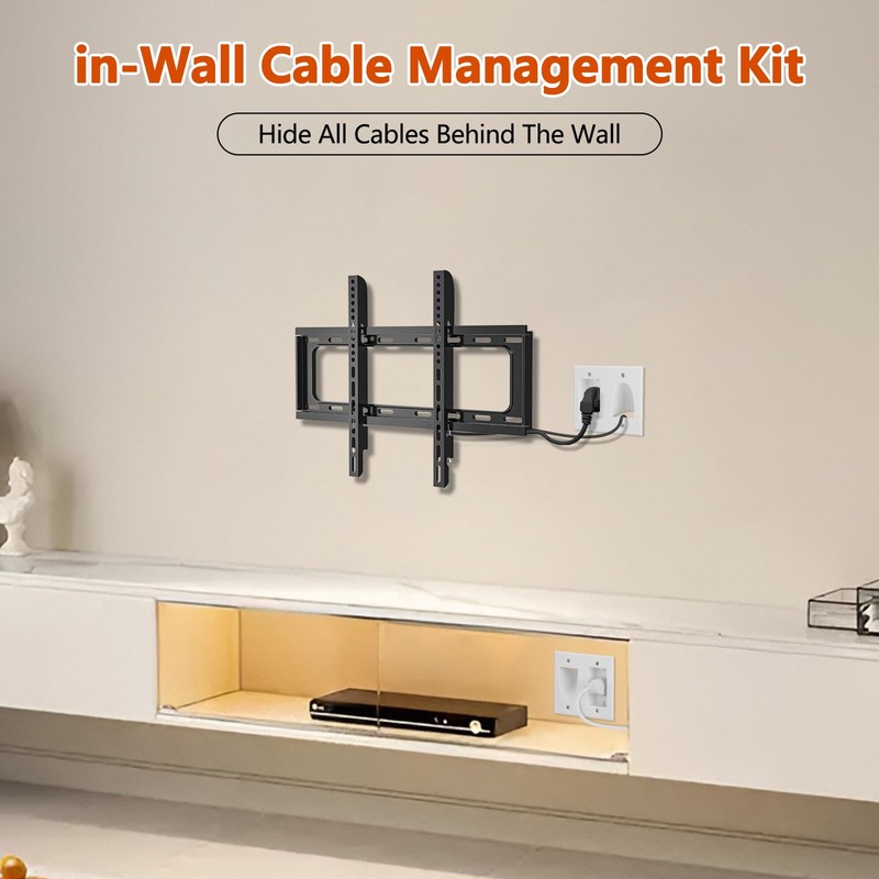 in Wall Cable Management Kit for Wall,Hide Cords Wall Mounted