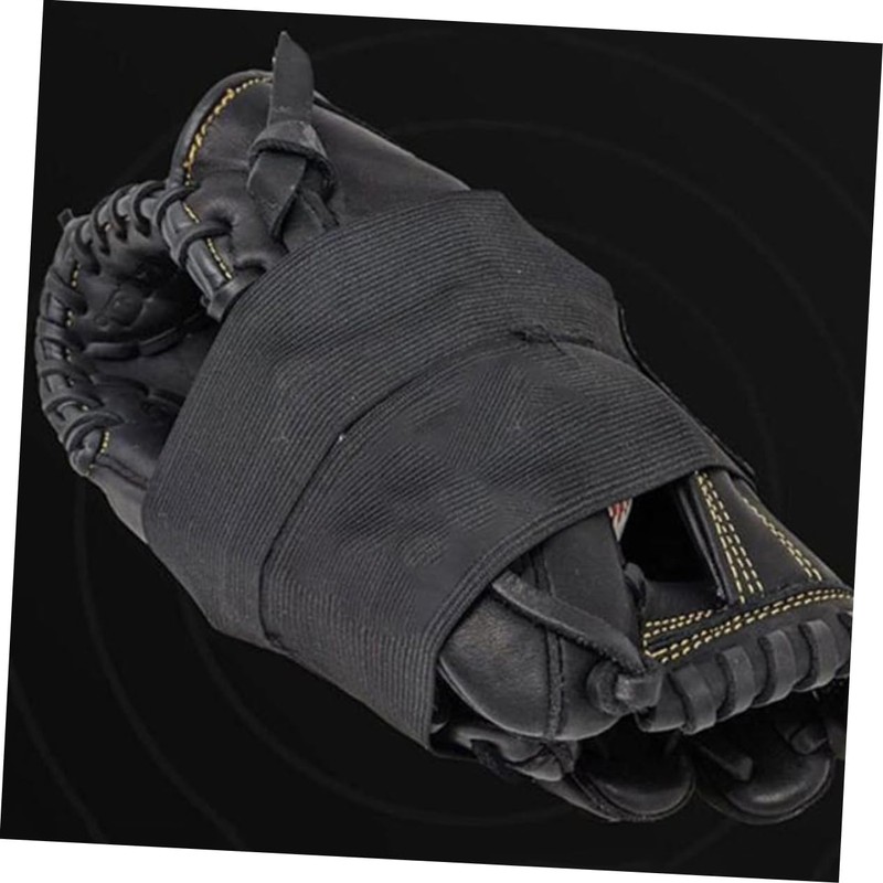 Mipcase 4Pcs Elastic Baseball Glove Wrap Polyester Softball Glove Conditioner