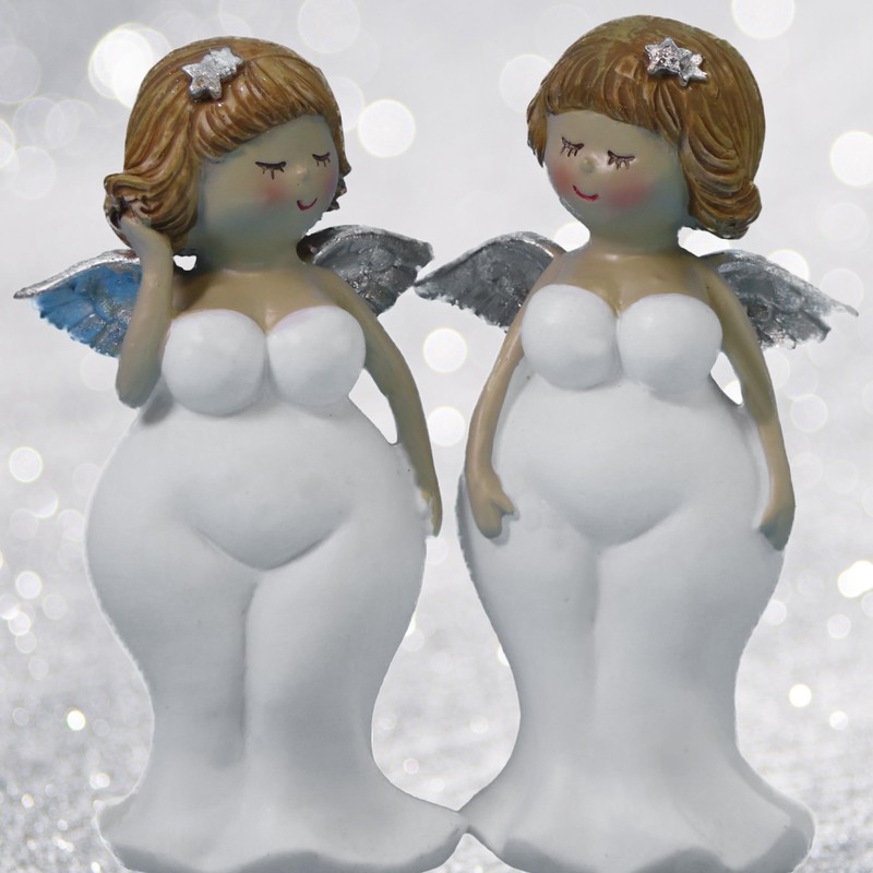 Pommerntraum ® Set of 2 decorative figures, collectible figures, guardian