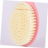 PACKOVE 3Pcs Long Handle Shower Brushes Soft Bristle Bath Scrubbers