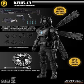 Mezco One:12 Collective Rumble Society - Krig-13: Eradicator Hornet Edition