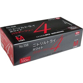 nitorirutorai 4 no558 White Powder Free Medium 100 Piece