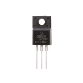 HUABAN 10 Pieces 4N65 650V 4A N-Channel MOSFET TO-220F Transistor
