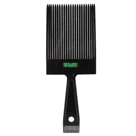 wosume Flattopper Comb, Flat Top Guide Comb Haircut Clipper Comb Hairdressing Tool (Black)
