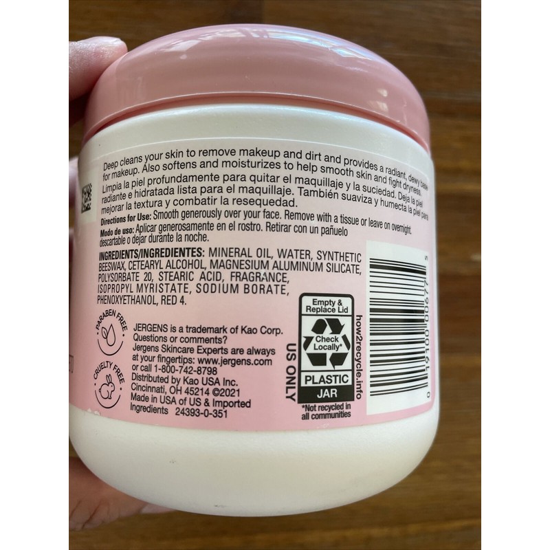 Jergens All Purpose Face Cream Moisturizer Lotion, 15oz Crema Facial