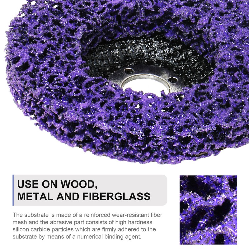 Vantego 5-Pack 4-1/2" x 7/8" Paint Stripper Discs for Angle