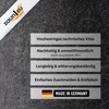 zaun|zu Design Non-Woven Decorative Floral #1: 2 x Privacy Screen