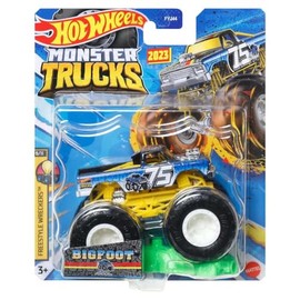 Hot Wheels Monster Trucks New for 2023 1:64 Scale (Bigfoot 75 Freestyle Wreckers 9/11)