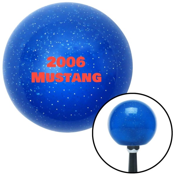 American Shifter Company Red 2006 Mustang Blue Metal Flake Shift