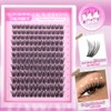 Yawamica Wispy Lash Clusters C Curl Individual Lashes DIY Cluster