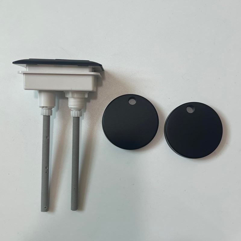 WinZo Toilet Square Dual Flush Button with Toilet Seat Bolts