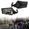 SAUTVS Side Mirrors for Honda Pioneer 1000 2016-2025, Adjustable Rearview