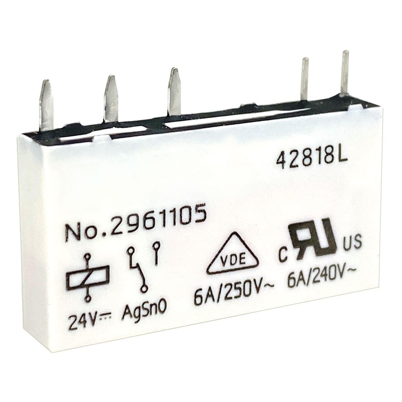 15-Pack No. 2961105 5-Pin Relay, 24V DC 6A Slim Power