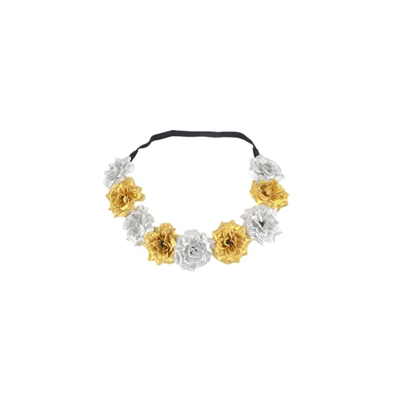 Koolgil Women's Bohemian Pride Month Comrades Colorful Imitation Flower Headband