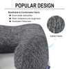 napfun Travel Pillow for Airplane, Premium Memory Foam Neck Pillow