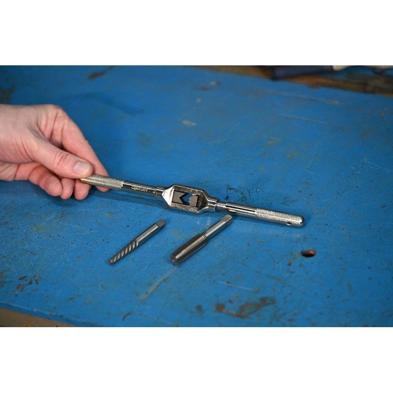 Century Drill & Tool 98510 Adjustable Tap Wrench, 1/16" -