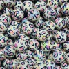 Printed 16mm Beads 15pk - Customizable Designs for DIY Projects,