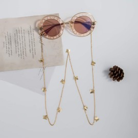 Rambling Rose Fashion 11 Butterflies Charms Eyeglass Chain Strap Holder Cord Fashion Mask Retainer Reading Eyeglass Necklace for Women