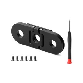 QWORK® Replacement Adapter Mount with 1/4 Tripod Connection, Compatible with GoPro Hero 10/9 Cameras, Directly Connect Camera to Selfie Stick or Tripod