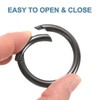 sourcing map 10pcs Spring O Ring Clip, Metal Spring Clasp