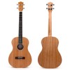 Kmise Baritone Ukulele 30 Inch Mahogany Ukelele 4 String Hawaii